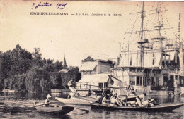 95 - ENGHIEN Les BAINS -  Le Lac - Les Joutes Nautique A La Lance - Enghien Les Bains