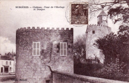 17 -  SURGERES - Chateau - Tour De L'horloge Et Donjon - Surgères