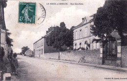 72 - Sarthe -  LE BREUIL Sur MERIZE - Rue Gambetta - Mairie Et Ecole - Autres & Non Classés