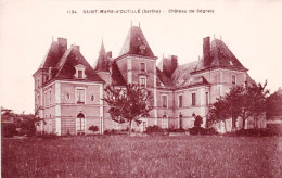 72 - Sarthe -  SAINT MARS D'OUTILLE - Chateau De Ségrais - Other & Unclassified