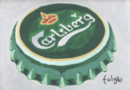 E6-109 Litografía Cerveza Carlsberg Denmark. The Elysian  Collection. - Publicité