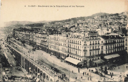 CPA Alger-Boulevard De La République Et Les Rampes-4    L2953 - Algiers