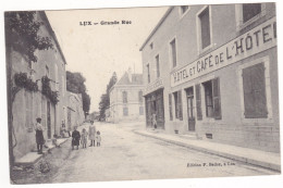 LUX - 1915 - Belle Animation - Grande Rue - Hôtel - Café # 5-11/28 - Autres & Non Classés