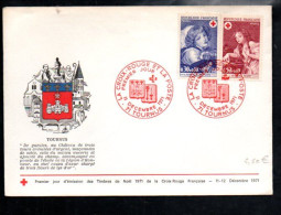 FDC  1971 CROIX ROUGE - 1970-1979