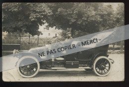 AUTOMOBILES - ANCIENNE - PHOTGRAPHE A. BENOIST, BAGNERES-DE-LUCHON - CARTE PHOTO ORIGINALE - Passenger Cars