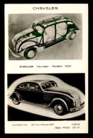 AUTOMOBILES - CHRYSLER - AIRFLOW NOUVEAU MODELE 1934 - Passenger Cars