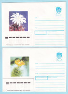 USSR 1990.1105-1116. Cacti. Prestamped Covers (2), Unused - 1980-91