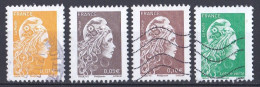 France  2020  Y&T  N °  5248   5249   5250  Et  5252  Oblitérés - Used Stamps
