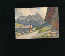 Art Peinture - Suisse N° 2417 - Feutersoey Gstaad - Signée Marc - Gstaad