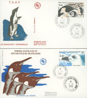 ARCTIC-ANTARCTIC, FRENCH S.A.T. 1985 FAUNA FDC - Fauna Antartica