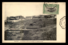 CONGO KINSHASA - MATADI - FACTORERIES ET COIN DES ATELIERS  DU CHEMIN DE FER - Belgian Congo