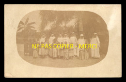 CONGO - LES SOEURS FRANCISCAINES DE MARIE - MISSION DE BANGOLA  1899 - CARTE PHOTO ORIGINALE - Belgisch-Kongo