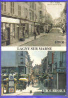 Carte Postale 77. Lagny-sur-Marne   Hier Et Aujourd'hui Beau Plan - Lagny Sur Marne