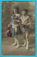 * Fantaisie - Fantasy - Fantasie (Enfant - Child - Kind) * (ACA 1179/1) Girl Boy, Garçon Fille, Fleurs, Portrait, Photo - Abbildungen