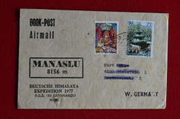 Nepal Cover Manaslu Deutsche Himalaya Expedition 1977 Mountaineering Himalaya Escalade Alpinisme - Klimmen