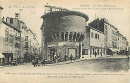 43 - Le Puy En Velay - La Tour Panessac - Animée - Publicité Origlamme Automobile ( Enseigne ) - CPA - Voir Scans Recto- - Le Puy En Velay