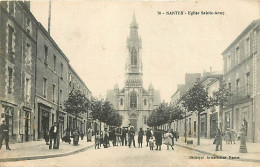 44 - Nantes - Eglise Sainte-Anne - Animée - CPA - Voir Scans Recto-Verso - Nantes