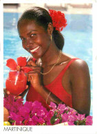 Martinique - Folklore Antillais - Fleurs Des Antilles - Cocktail - Femmes - CPM - Voir Scans Recto-Verso - Sonstige & Ohne Zuordnung