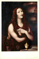 Art - Peinture Religieuse - Léonard De Vinci - La Madeleine - Cathédrale Sacristie De La Chapelle Du Connétable - CPM -  - Schilderijen, Gebrandschilderd Glas En Beeldjes