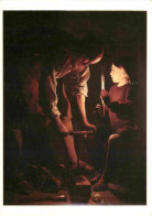 Art - Peinture Religieuse - Georges De La Tour - Saint Joseph Charpentier - Musée Du Louvre De Paris - CPM - Voir Scans  - Schilderijen, Gebrandschilderd Glas En Beeldjes