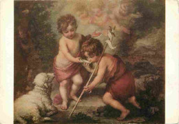 Art - Peinture Religieuse - Bartolomé Esteban Murillo - Jésus Et Saint Jean Baptiste Enfants - Musée Du Prado De Madrid  - Pinturas, Vidrieras Y Estatuas