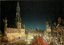 Belgique - Bruxelles - Brussels - Un Coin De La Grand'Place La Nuit - Carte Neuve - CPM - Voir Scans Recto-Verso - Plätze