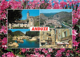 30 - Anduze - Multivues - Fleurs - Flamme Postale De La Bambouseraie D'Anduze - CPM - Voir Scans Recto-Verso - Anduze