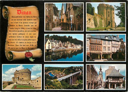 22 - Dinan - Multivues - Flamme Postale De Dol De Bretagne - CPM - Voir Scans Recto-Verso - Dinan