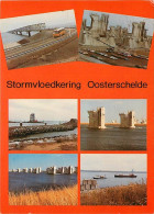 Pays-Bas - Nederland - Vrouwenpolder - Stormvloedkering Oosterschelde - Multivues - CPM - Voir Scans Recto-Verso - Other & Unclassified
