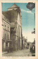 58 - Cosne Cours Sur Loire - Eglise Saint Jacques - Vue Place Du Carroy - CPA - Voir Scans Recto-Verso - Cosne Cours Sur Loire