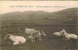 58 - Saint Honoré Les Bains - Paturages Chemin De La Vieille Montagne - Vaches - CPA - Voyagée En 1928 - Voir Scans Rect - Saint-Honoré-les-Bains