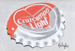 E6-117 Litografía Cerveza Cruzcampo Light Spain. The Elysian  Collection. - Advertising