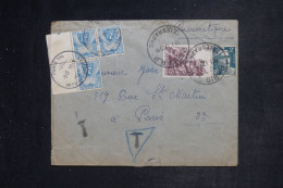 FRANCE - Taxes De Paris Sur Enveloppe En Pneumatique En 1947 - L 152974 - 1859-1959 Lettres & Documents