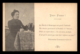 ECRIVAINS - PHILOMENA GEORGEAULT-JOUAN - TOUT PASSE - Scrittori