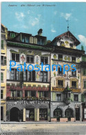 229643 SWITZERLAND LUZERN OLD HOUSES AT WEINMARKT POSTAL POSTCARD - Other & Unclassified