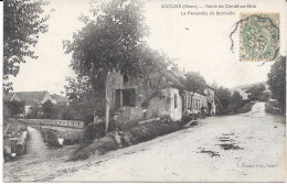 02 BAULNES - Route De Condé En Brie - Passerelle Du Surmelin - Animée - Sonstige & Ohne Zuordnung