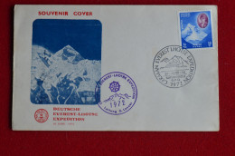 Nepal Cover 1972 Deutsche Everest Lhotse Expedition Mountaineering Himalaya Escalade Alpinisme - Climbing