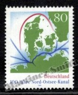 Germany 1995 Yvert 1634, Centenary Kiel Canal - MNH - Unused Stamps