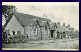 Ref 1655 - Early Scarce Postcard - Greenloaning Village School - Perth & Kinross Scotland - Perthshire