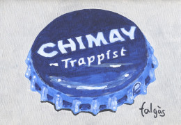 E6-123 Litografía Cerveza Chimay Belgium. The Elysian Collection. - Publicité