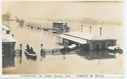 CPA Paris Inondations De Janvier 1910 - L'Octroi De Bercy - Arrondissement: 12