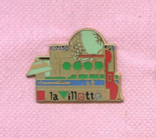 Rare Pins La Villette Zamac Signé Dubourg 1989 P532 - Cities