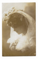 CPA écrite En 1917- Portrait De Femme Avec Voile De Mariée - Oranotypie A.G.- - Femmes