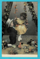 * Fantaisie - Fantasy - Fantasie (Enfant - Child - Kind) * (1610, I) Boy And Girl, Garçon Et Fille, Balançoire, Love - Abbildungen