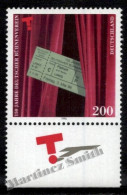 Germany 1996 Yvert 1689, 150th Anniversary German Theatre Associations - MNH - Unused Stamps