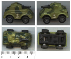 Miniature Auto MICRO DEFENDER SOMA à Friction : AUTOMITRAILLEUSE - 1989 - 7630 - Autres & Non Classés