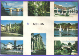 Carte Postale 77. Melun  Très Beau Plan - Melun