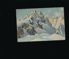 Art Peinture - Paysage Montagne Neige - Malerei & Gemälde