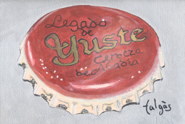 E6-130 Litografía Cerveza Legado Yuste Spain. The Elysian Collection. - Publicité