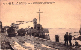 Ruines De ZEEBRUGGE - Dragueur De Mines Et Extrémité Du Mole - Zeebrugge